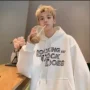 男女新款宽松字母连帽衫