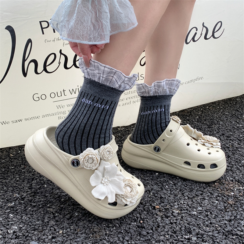 Puff Cave Shoes Summer Outer Wear Women's EVA Thick Sole Non-slip Baotou Torre Shoes Height-increasing One-piece Slippers for Women