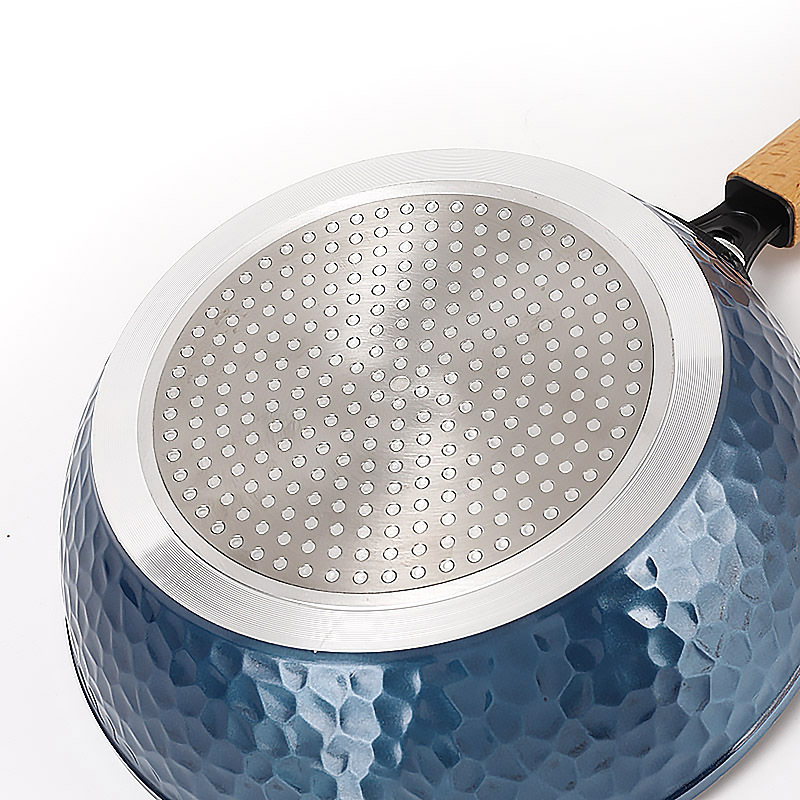 Nuevo martillo transfronterizo de aluminio antiadherente sartén doméstica pequeña sartén portátil bandeja de salsa de leche set mayorista