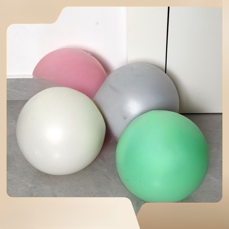 Thickened Explosion-Proof 25cm Wheat Tube Ball Yoga Pilates Small Ball Frosted Yoga Ball Mini Gymnastics Fitness Ball Handball