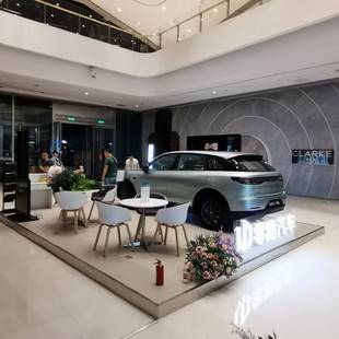 Shanghai Auto Show Platform Audi Bmw Huawei Xiaomi Special Melamine Platform Shopping Mall Car Exhibition Platform