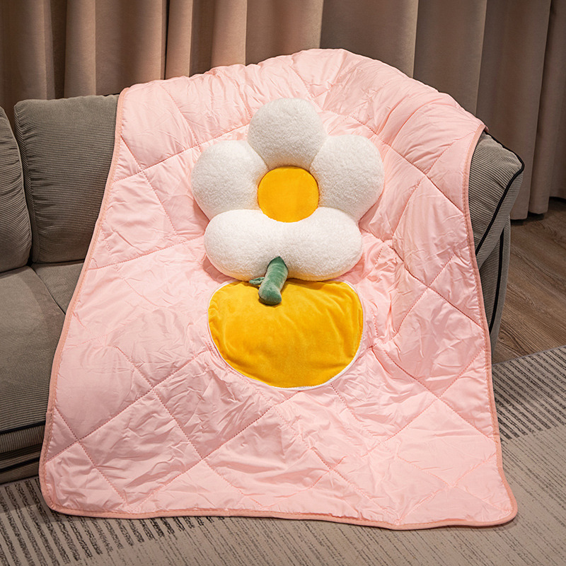 흰 꽃 [하이 퀄리티 테디 벨벳 패브릭]]