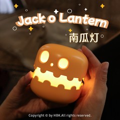 ハロウィンのカボチャの頭の小さい夜の明かりは雰囲気のカボチャの夜の明かりを飾って充電することができます。