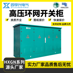Customized 10Kv High Voltage Switch Ring Network Cabinet Hxgn12 Outdoor Complete Distribution Cabinet Switchgear Inflatable Cabinet Branch Box