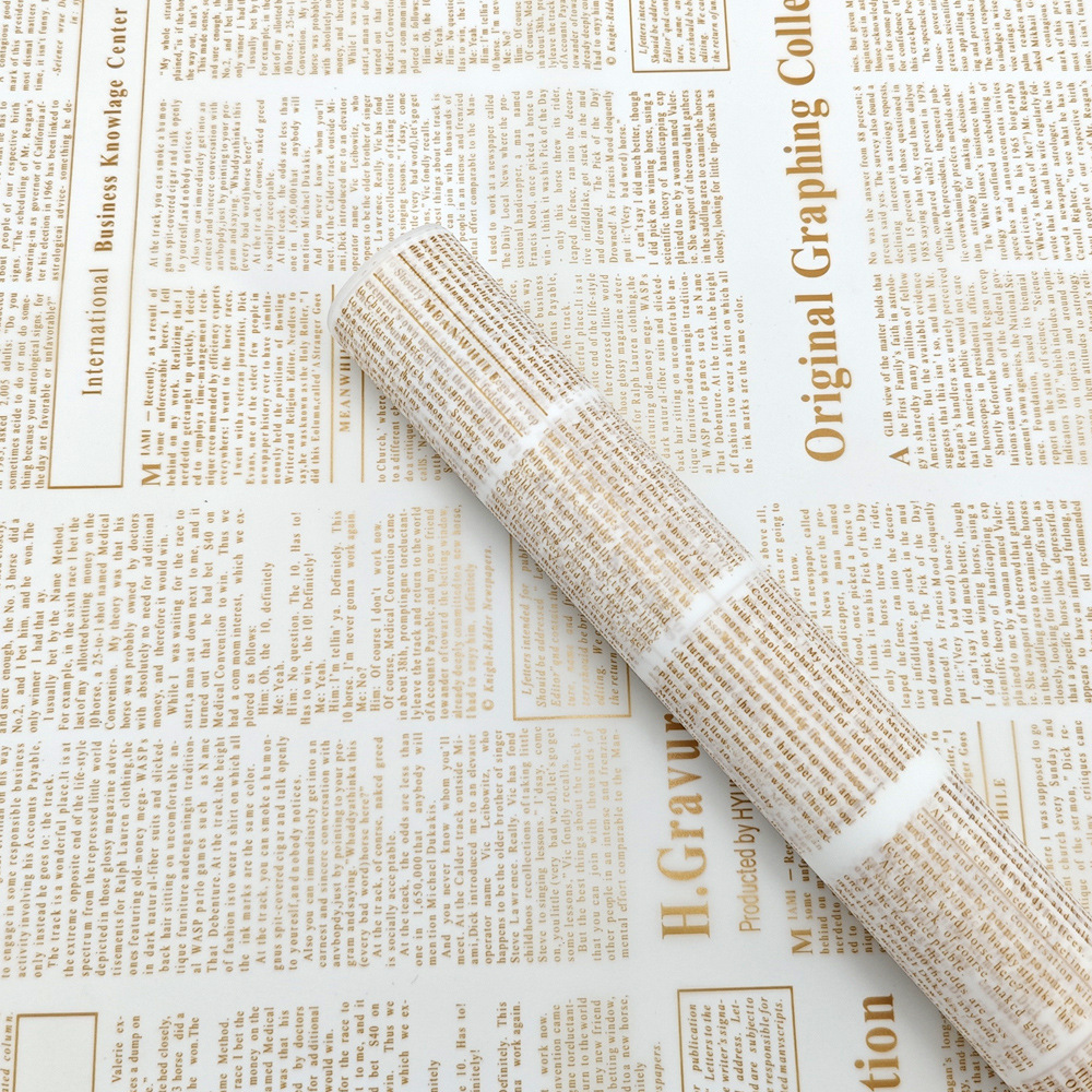 Papel de Envolver Rosa Estilo Coreano Plástico BOPP Impermeable para Ramo de Flores