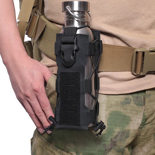 New Outdoor Multifunctional Water Kettle Bag Men's MO Tactical Adjustable Mountaineering Portable Riding Belt Water Kettle Cover