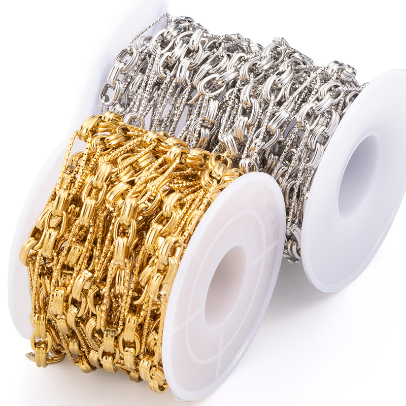 Chain Classification 1 Piece 304 Stainless Steel Chain Chain Simple Style Geometric
