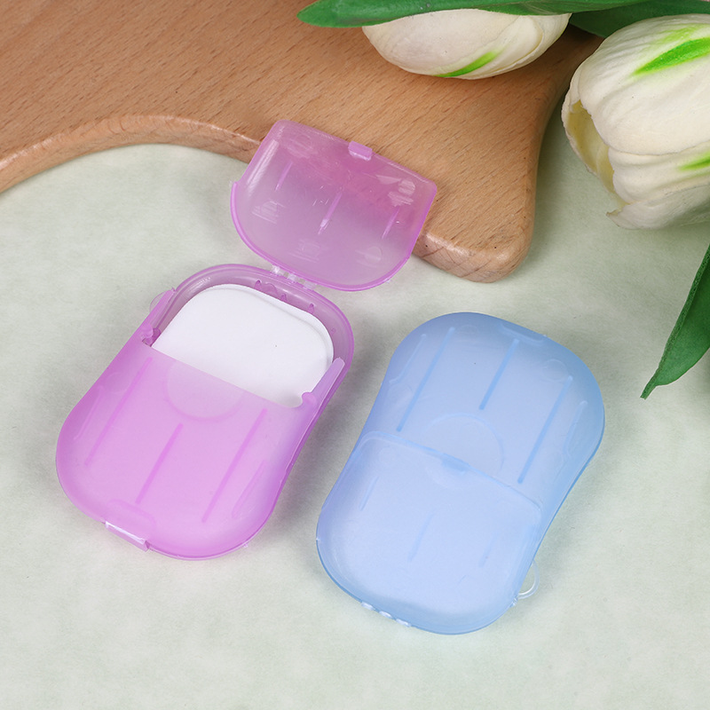 Tabletas de jabón desechables, mini portable, ideal para viajes, hoteles o lavado de manos al aire libre