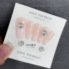 Transparent accessory for manicure, fake nails for nails, wholesale