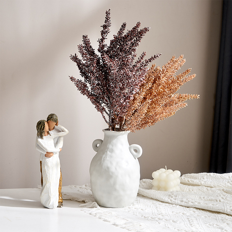 仿真花干花秋色艺术金色客厅植物假花艺套装文艺摆设件仿真花束