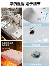 ✅台盆陶瓷台下盆单盆LW596嵌入式方形卫浴卫生间阳台洗手洗