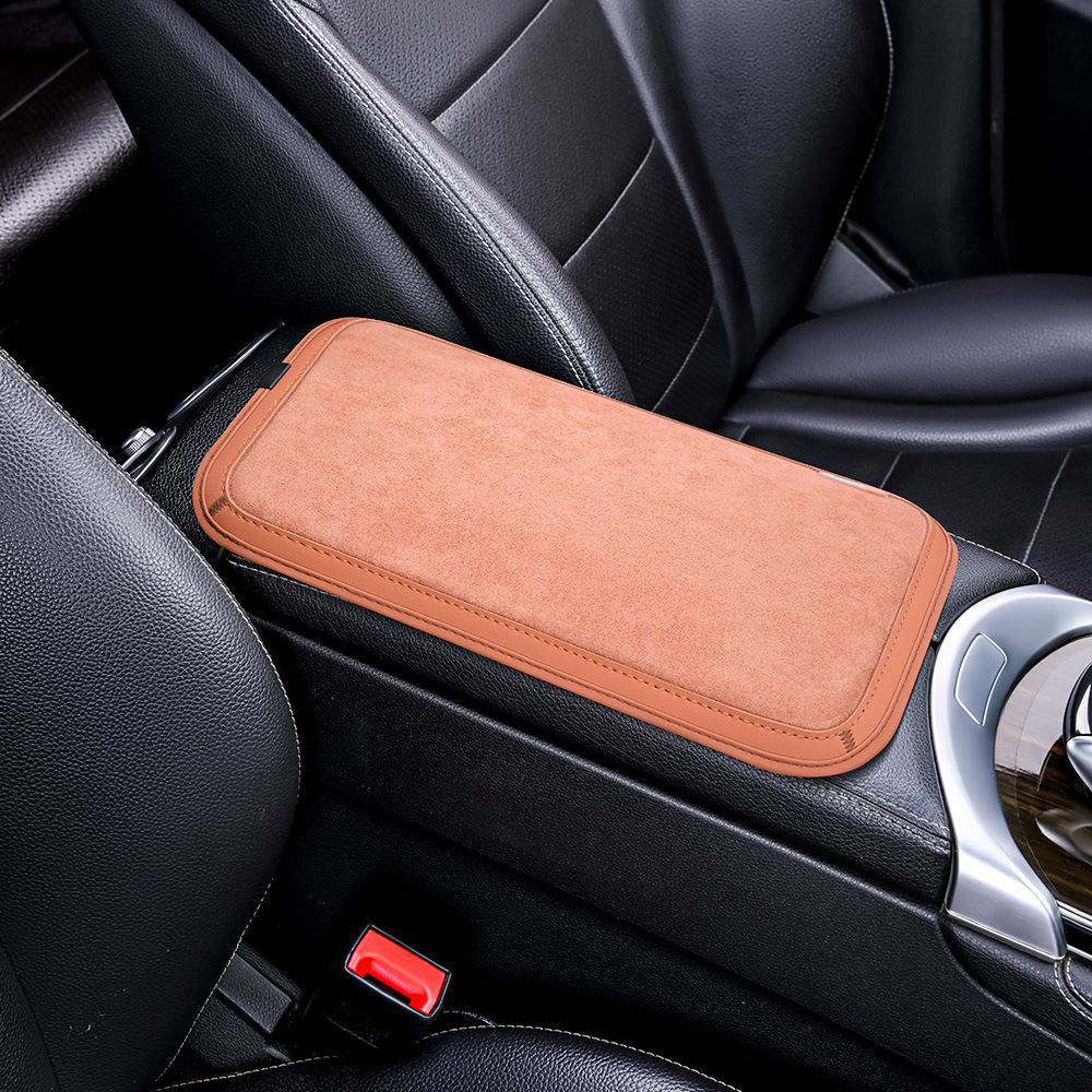 High Elastic Sponge – Universal Armrest box pad - orange