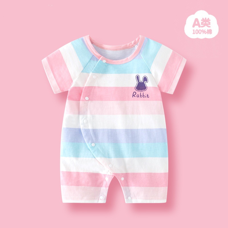 Verano nuevo bebé algodón mono adorable bebé super lindo ropa de vestir en línea rojo explosivo ropa infantil exclusiva transfronteriza