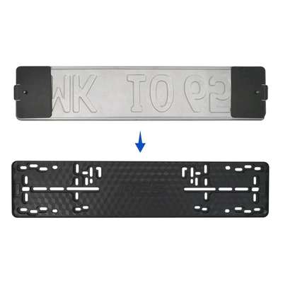 License Plate Frame with Accessories, License plate holder/license plate holder