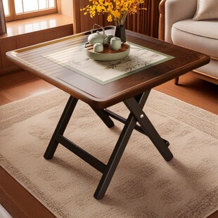 Foldable Table for Home Dining, Mahjong Table, Rental House Egg-Breaking Table, Small Square Table for Stalls, Simple Dining Small Table