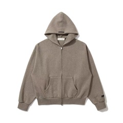 OW系列FOG ESSENTIALS秋冬潮牌美式加绒宽松拉链连帽卫衣男