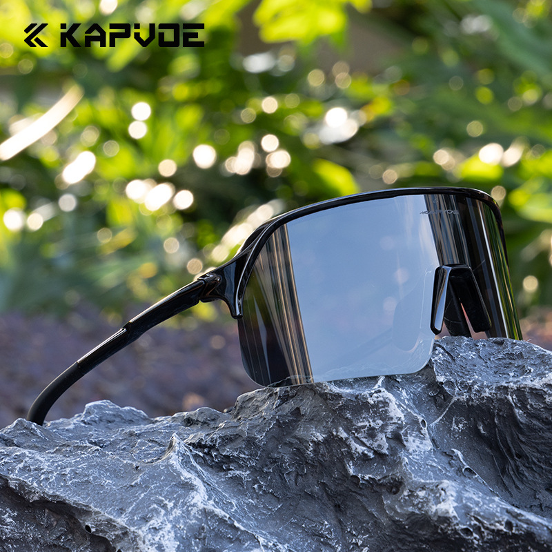 Gafas de Ciclismo Deportivo TR90 Fotocromático A prueba de viento Protección UV para Deportes al Aire Libre