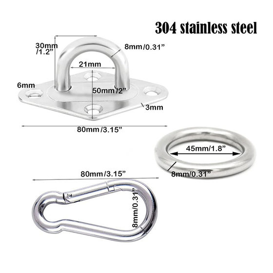 Yoga ceiling hook swing hook hammock hanging suit hanging chair sandbag bag fixed hook hanging ring