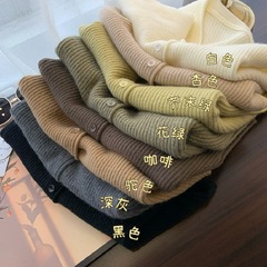 针织马甲新款学院风女春秋坎肩叠穿纯色洋气时髦无袖外穿毛衣背心