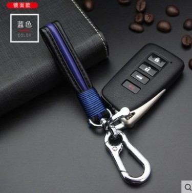 革ロープキーホルダーペンダント編組ロープキーリング金属カップル漫画アクセサリー男性と女性の車のキーチェーン