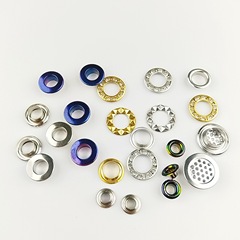金属のダイヤモンドのaドリルの空気の目のボタンの帯のダイヤモンドのボタンの金属の部品のDIYのカバンの装飾の鶏の目のボタン