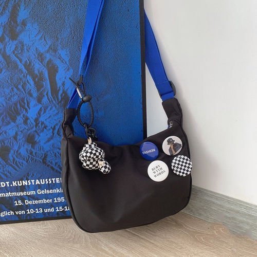  New Fashion Casual Minimalist Student School Daily Klein Blue Stylish Large Capacity Women's Single Shoulder Bag