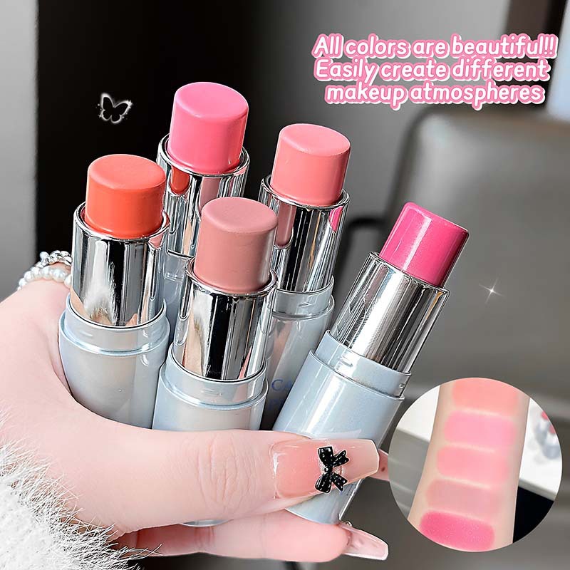 Cross-Border Cappuvini Water Mist Clear Multi-Purpose Stick Korean Style Translucent Gentle Brightening Highlighter Blush Lipstick Makeup