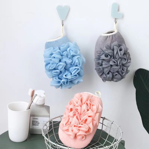 Yuhua 2-in-1 bath towel, double-sided mud and ash bath towel, bath glove, bath towel foaming net