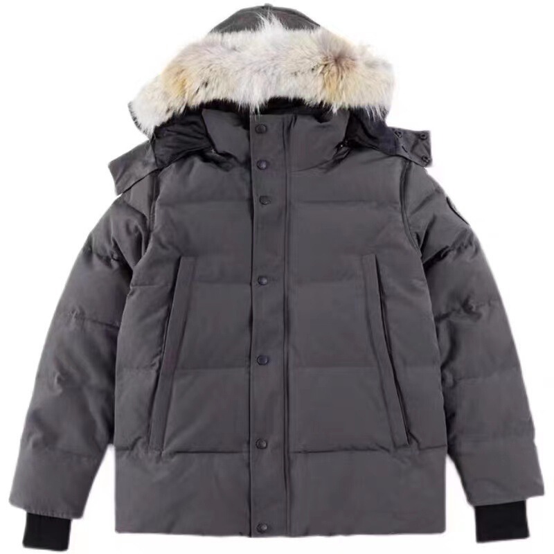 外贸专供大鹅羽绒服29款男女情侣加厚抗寒保暖派克服大衣3808MA|undefined