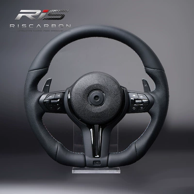 Steering wheel Flat-Bottomed Black Warrior