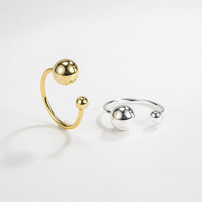 Fashion Geometric Sterling Silver Plating Open Ring 1 Piece