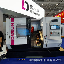 车.磨复合机床单主轴，单刀塔.双外圆砂轮.B轴旋转.伺服尾顶尖