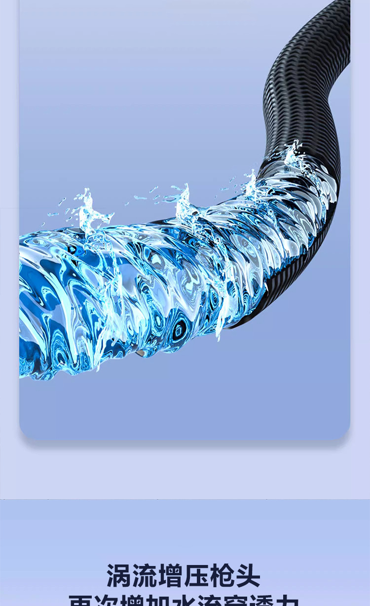 High-Pressure Car Wash Water Gun Set Household Booster Flushing Powerful Thickened Wear-Resistant Four-Season Universal Floor Washing Car Wash Set