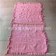 Yarn-dyed jacquard factory coarse woven canvas tassel canvas polyester cotton yarn-dyed jacquard fashion women's bag