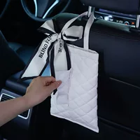 Автомобильная коробка для салфеток, автомобильное сиденье, подвесной кожаный светильник, роскошная креативная сумка для салфеток для гостиной, автомобильный подлокотник