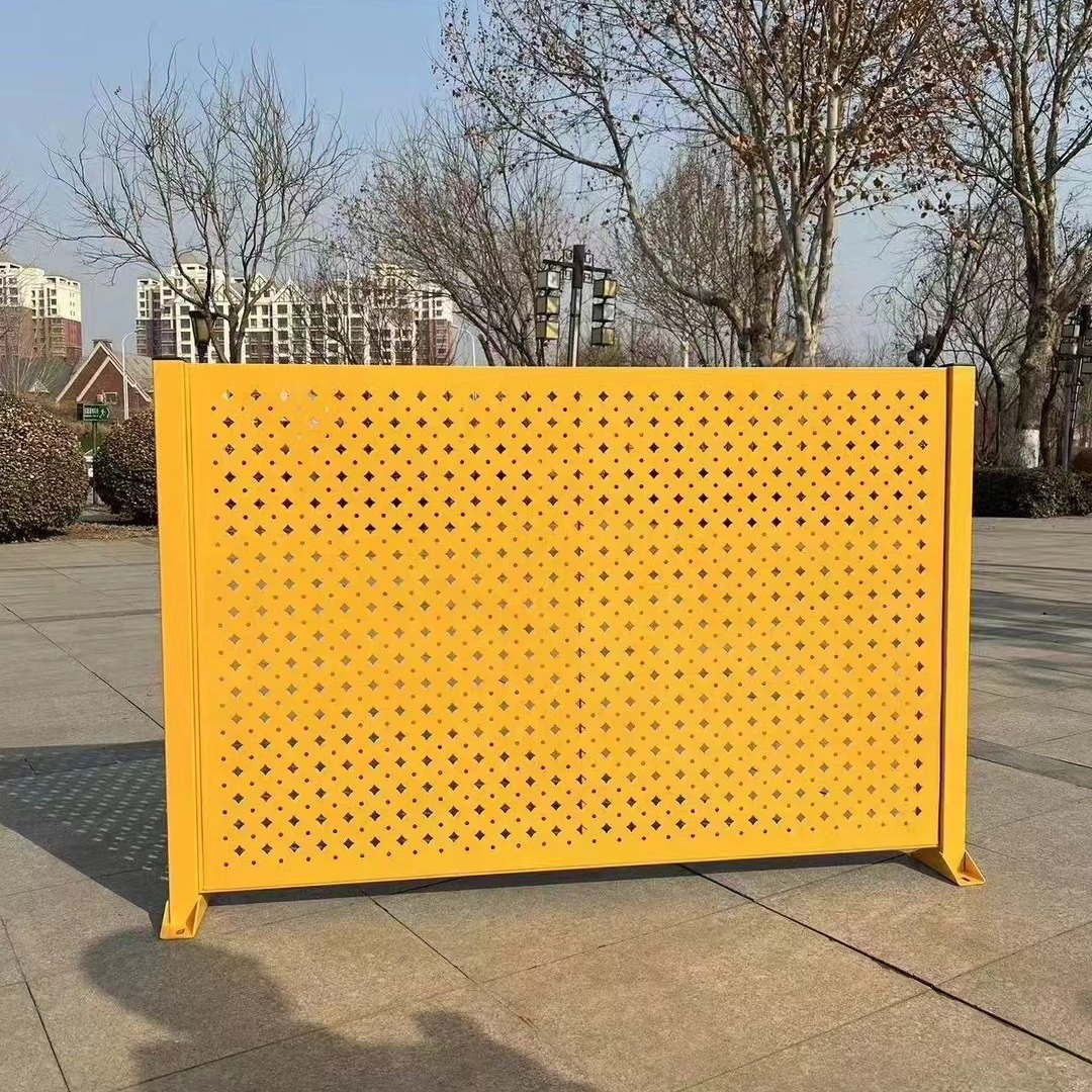 工地围挡市政工程道路护栏绿色铁皮挡板机器设备隔离网厂家优惠