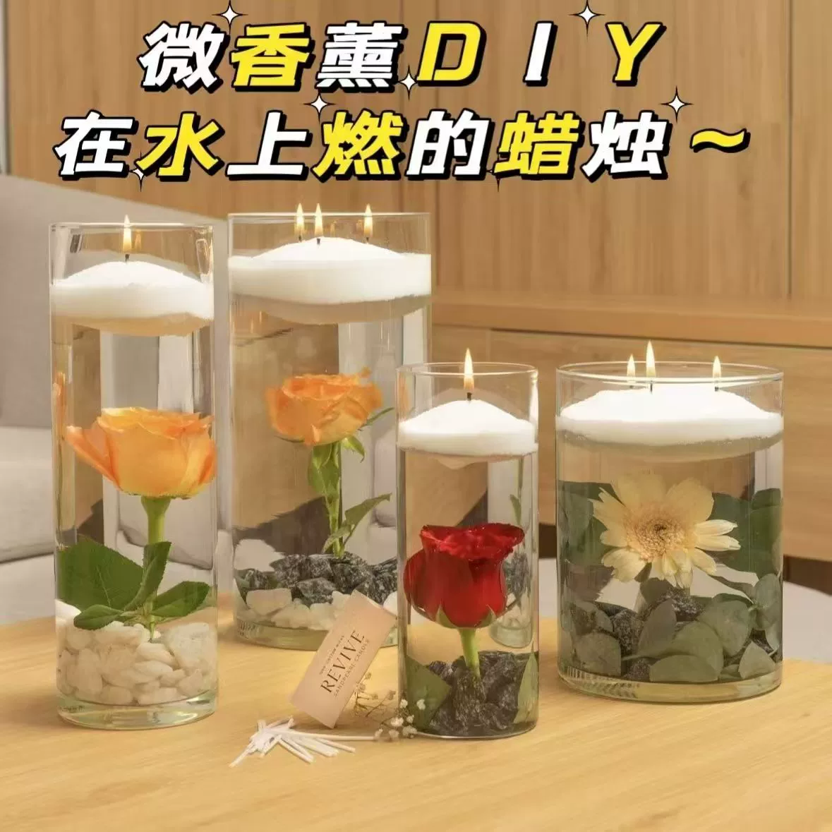 Стеклянный подсвечник, модный стеклянный стакан для плавающей свечи из боросиликатного стекла, стеклянный стакан можно использовать как стакан для свечи или чашку для ароматерапии.