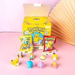 宝可梦比卡丘pokemon盲袋盲箱3d立体取り外し可能な漫画消しゴム拭き