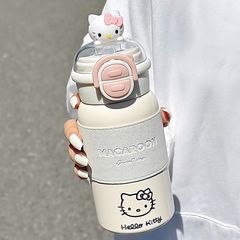 2025新款高颜值保温杯女316男女生时尚简约吸管水杯子便携提环杯