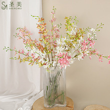 仿真万代兰蜘蛛兰洋兰柳枝客厅电视柜摆件插花假花样板房装饰假花