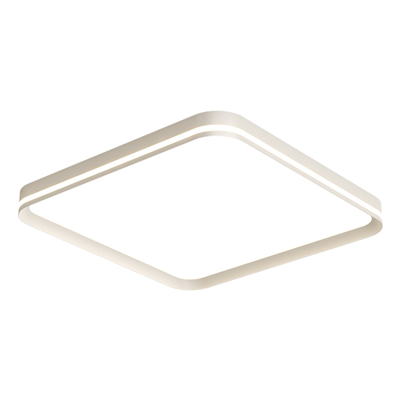Lámpara de techo de dormitorio de protección ocular de espectro completo, lámpara de habitación simple moderna, combinación de paquete de lámpara de techo integrada inteligente minimalista