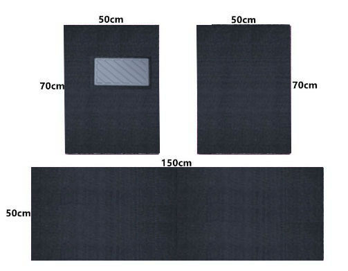 Universal Foot Pad — Universal Easy-to-clean Universal - anti-slip-large-burr-classic-black-high-quality-chenille-one-piece-for-driver-side