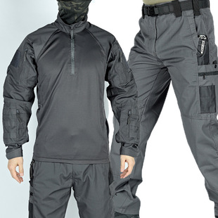 New Frog Suit Pioneer Tactical Suit Men's Outdoor Sports Training Camouflage Suit Instructor Combat Suit Spring