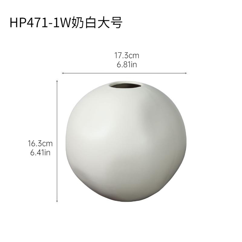 Hp471 - 1w leche blanca grande