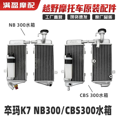 Motorcycle Radiator Zuma K7Nb300/Cbs300 Off-Road Engine Left and Right Water Tank Assembly All-Aluminum