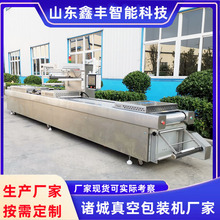 扦子卷煎拉伸膜真空包装机420型 皮冻肉冻连续拉伸膜包装机 诸城