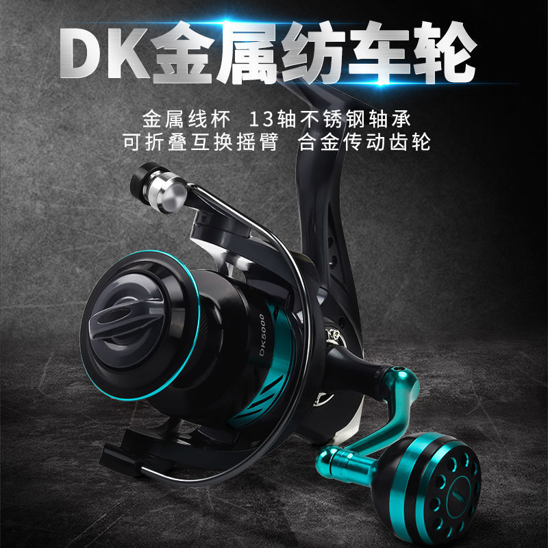 Rueda de pesca Luya rueda de hilado de acero inoxidable rueda de lanzamiento de largo alcance rueda de barra de mar rueda de línea de pesca rueda de micro comercio exterior