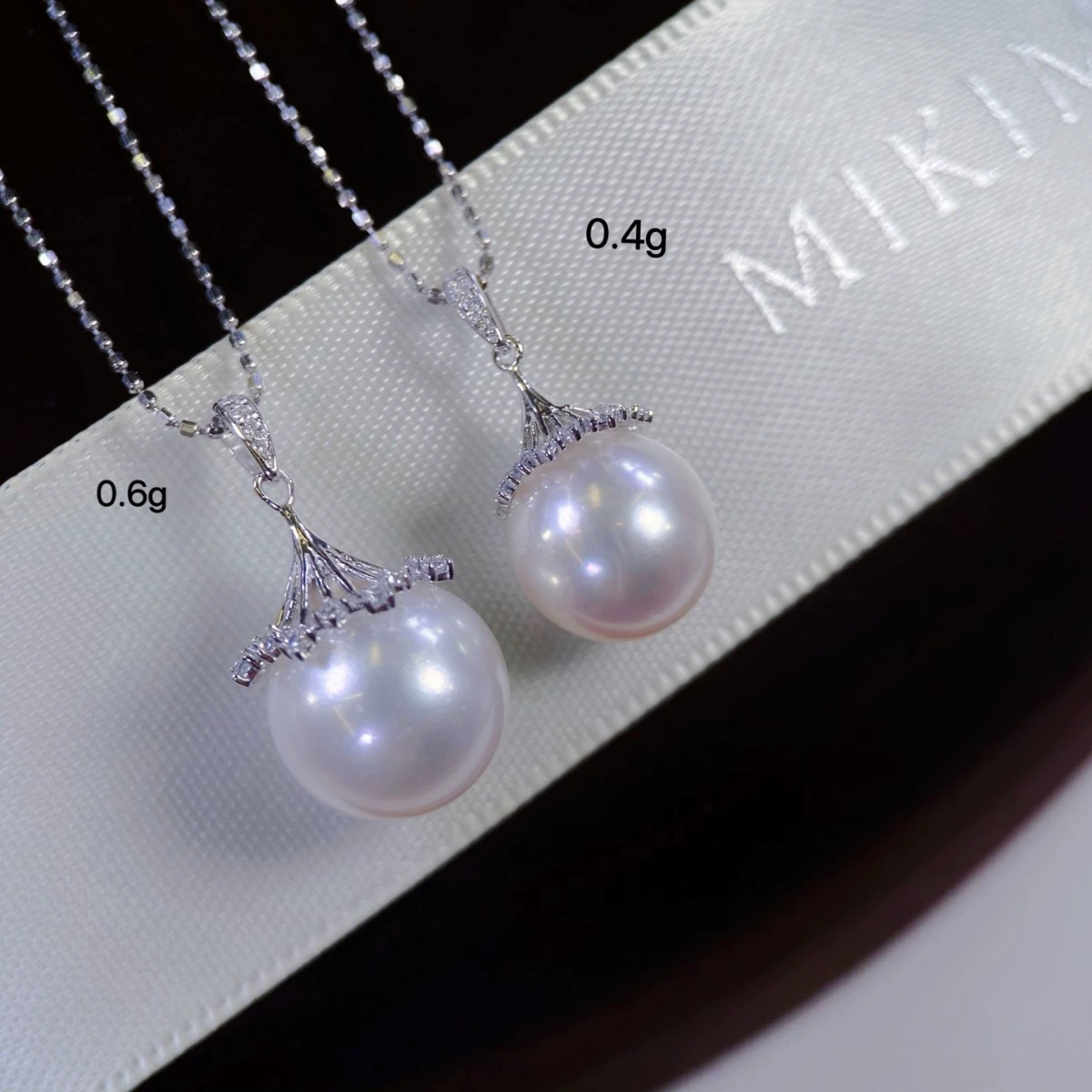 Аксессуары Platinum Pt900, подвеска в форме груши, белый циркон, инкрустированная атмосферная картина, бусины 9-10 мм без цепочки из бисера