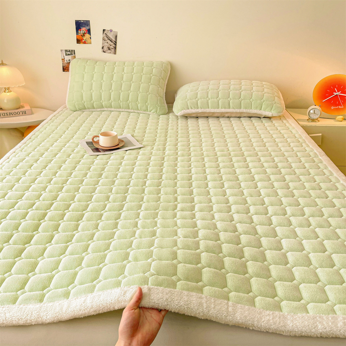 민트그린 [미끄럼방지, 정전기방지, 축열 및 보온]