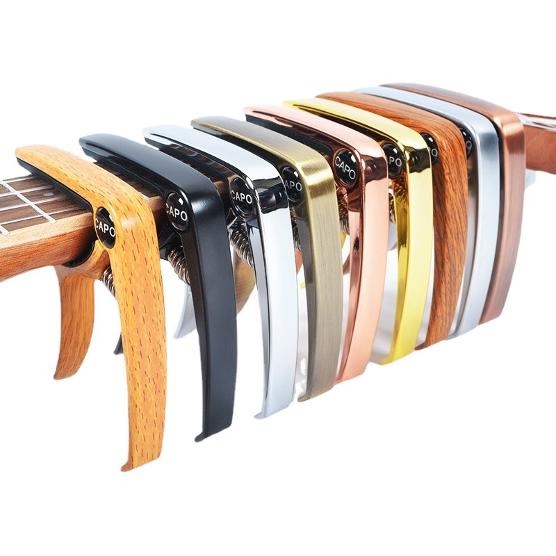 Guitarra Capo metal ukelele especial Capo guitarra folk guitarra eléctrica clip de afinación instrumento musical Accesorios
